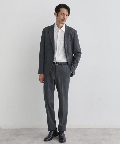 TAKEO KIKUCHI(タケオキクチ)の「【Sサイズ~】尾州織 ピンヘッドムリネ ジャケット(スーツジャケット・メンズ・ネイビー/ブルー系その他/グレー・02/03/04)」の19枚目の写真