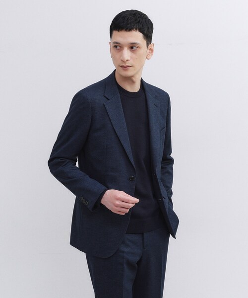 セール】【Sサイズ～】尾州織 ピンヘッドムリネ ジャケット（スーツ