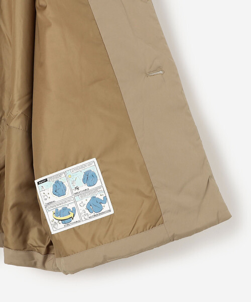 ORCIVAL（オーシバル）の「ORCIVAL | スタンドカラー中綿ブルゾン WOMEN（ブルゾン・レディース・ネイビー/オレンジ/ベージュ/ブラック・1）」の10枚目の写真