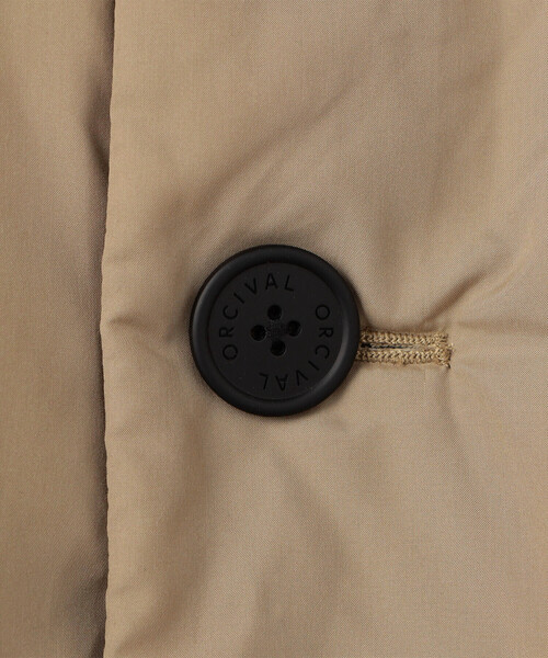 ORCIVAL（オーシバル）の「ORCIVAL | スタンドカラー中綿ブルゾン WOMEN（ブルゾン・レディース・ネイビー/オレンジ/ベージュ/ブラック・1）」の8枚目の写真