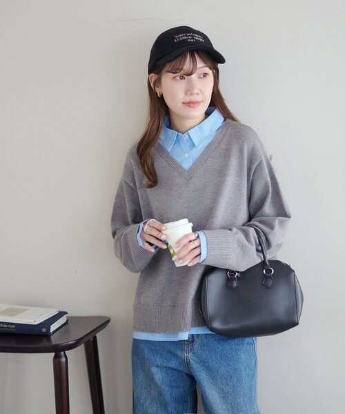 DISCOAT（ディスコート）の「【ユニセックス】コーデュロイスーベニアキャップ（キャップ・レディース・アイボリー/ブラック/ブラウン/ベージュ・FREE）」の14枚目の写真