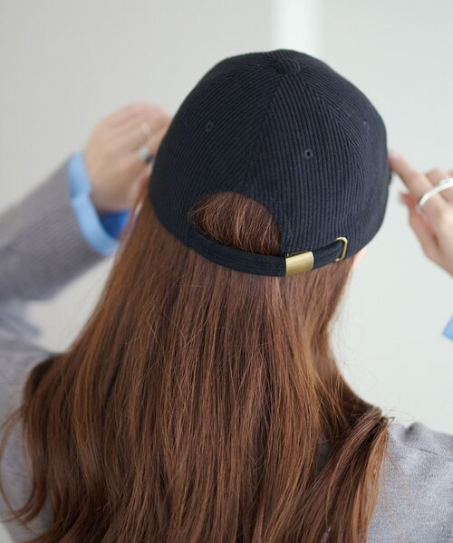 DISCOAT（ディスコート）の「【ユニセックス】コーデュロイスーベニアキャップ（キャップ・レディース・アイボリー/ブラック/ブラウン/ベージュ・FREE）」の17枚目の写真