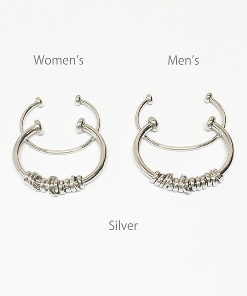 Soierie(ソワリー)の「コイル バングル / Coil bangle(バングル/リストバンド・レディース・シルバー×ゴールド/シルバー・MENS/WOMENS)」の6枚目の写真