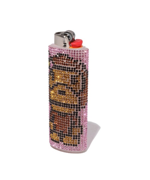 A BATHING APE(アベイシングエイプ)の「BABY MILO BEADS LIGHTER CASE(アッシュトレイ/ライター・メンズ・クリア/ピンク・FREE)」の9枚目の写真