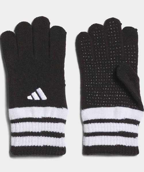 adidas(アディダス)の「キッズ ニット グローブ / アディダス adidas(手袋・キッズ・ブラック/ブルー/レッド・X-SMALL/XX-SMALL)」の1枚目の写真