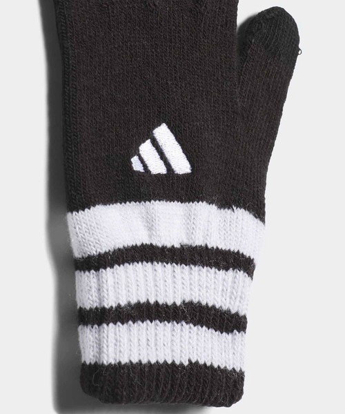 adidas(アディダス)の「キッズ ニット グローブ / アディダス adidas(手袋・キッズ・ブラック/ブルー/レッド・X-SMALL/XX-SMALL)」の4枚目の写真