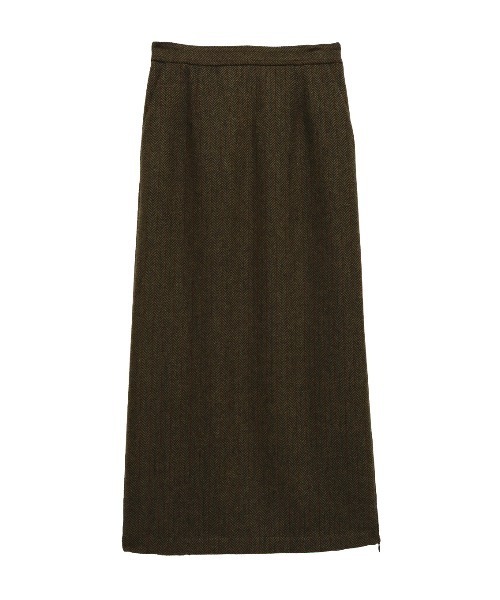 ELCHELE（エルチェレ）の「2ZIP PENCIL SKIRT（スカート・レディース・モスグリーン/ダークウッド・38/36）」の9枚目の写真