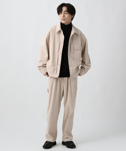 セール】クリーンコーデュロイ/トラッカージャケット/CLEAN MODE