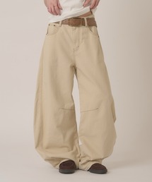 hazyl（ヘイジル）の「stitch curve pants / ステッチカーブパンツ（デニムパンツ）」