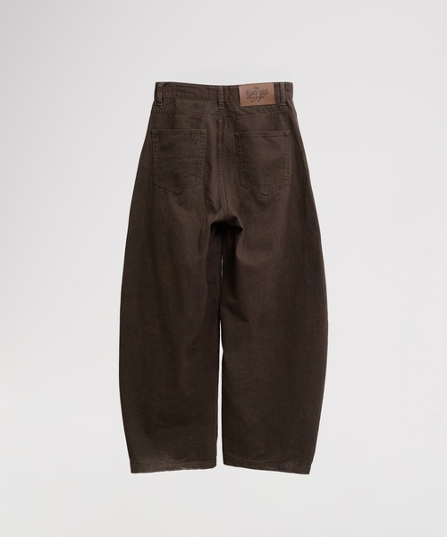 stitch curve pants / ステッチカーブパンツ（デニムパンツ）｜hazyl