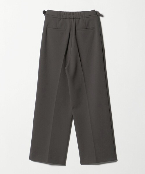 A DAY IN THE LIFE UNITED ARROWS（アデイインザライフユナイテッドアローズ）の「カットジョーゼット タックワイドパンツ ＜A DAY IN THE LIFE＞（その他パンツ・レディース・ダークブラウン/ネイビー・36/40/38）」の10枚目の写真