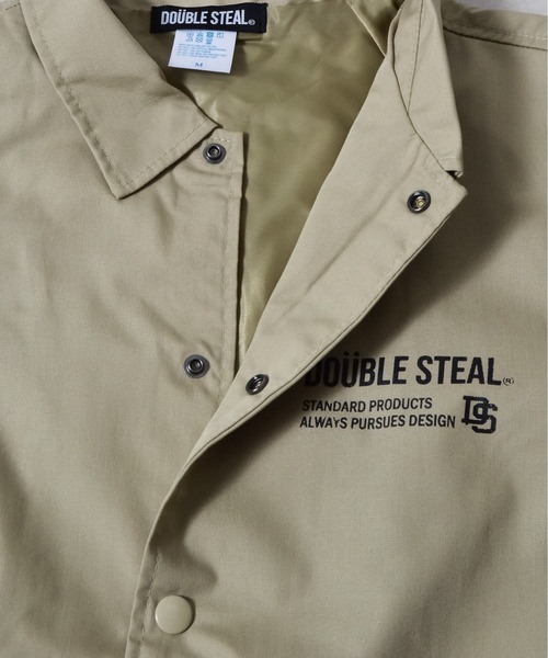 DOUBLE STEAL(ダブルスティール)の「DSロゴプリントコーチジャケット(その他アウター・メンズ・ベージュ/ブラック・MEDIUM/LARGE)」の10枚目の写真