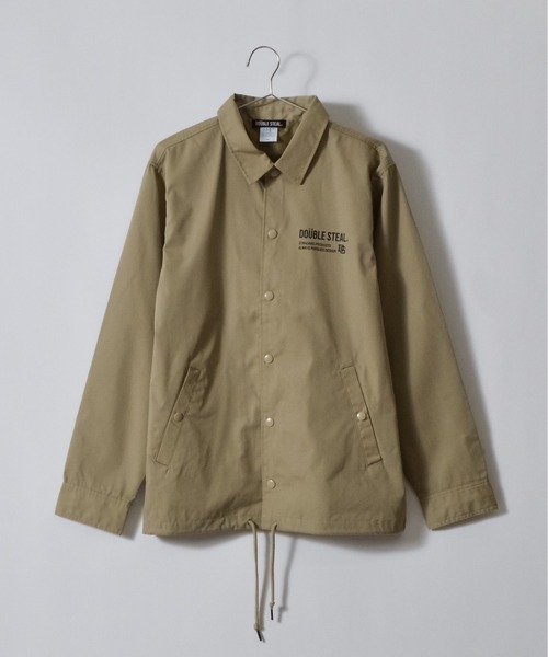 DOUBLE STEAL(ダブルスティール)の「DSロゴプリントコーチジャケット(その他アウター・メンズ・ベージュ/ブラック・MEDIUM/LARGE)」の20枚目の写真