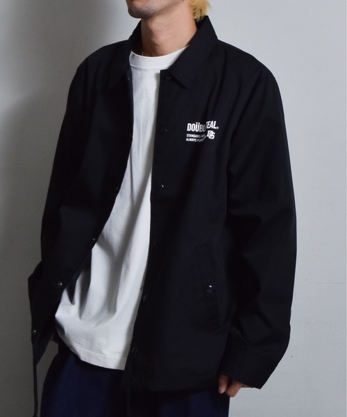 DOUBLE STEAL(ダブルスティール)の「DSロゴプリントコーチジャケット(その他アウター・メンズ・ベージュ/ブラック・MEDIUM/LARGE)」の13枚目の写真