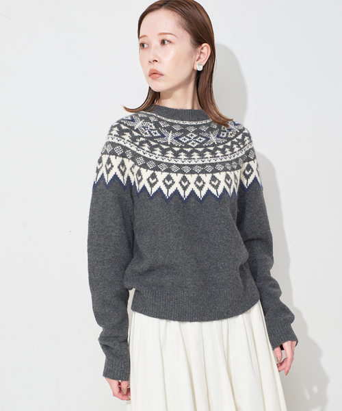 セール】フェアアイルニット（ニット/セーター）｜SLOBE IENA