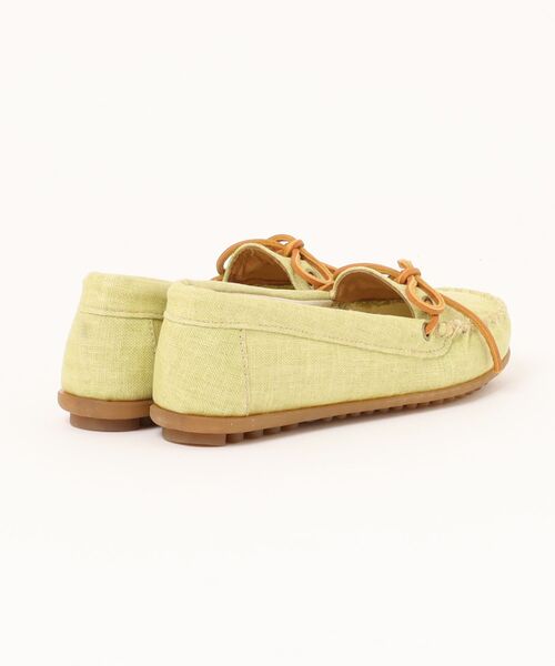 Minnetonka(ミネトンカ)の「【RES】【MINNETONKA】CANVAS MOC モカシン キャンバス モック(モカシン/デッキシューズ・レディース・イエロー系その他・US5)」の2枚目の写真