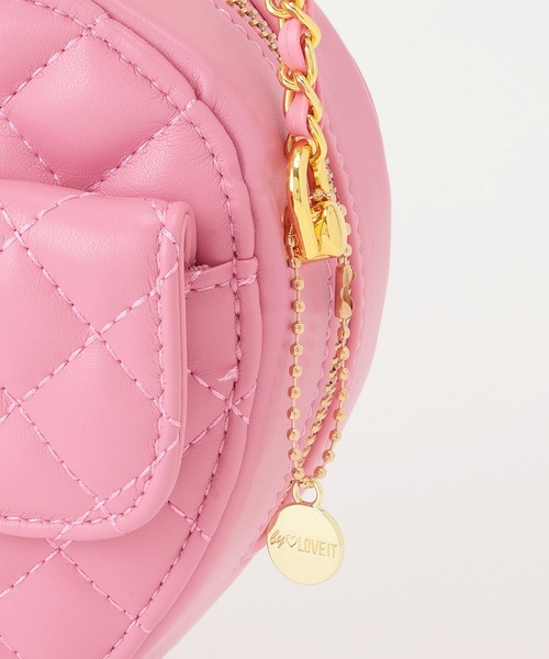 by LOVEiT（バイラビット）の「ハート型ショルダーバッグ（ショルダーバッグ・キッズ・ピンク/アイボリー/ブラック・F）」の11枚目の写真