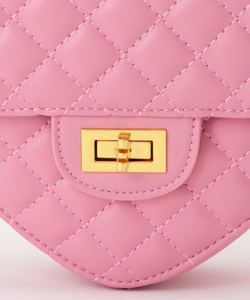 by LOVEiT（バイラビット）の「ハート型ショルダーバッグ（ショルダーバッグ・キッズ・ピンク/アイボリー/ブラック・F）」の13枚目の写真