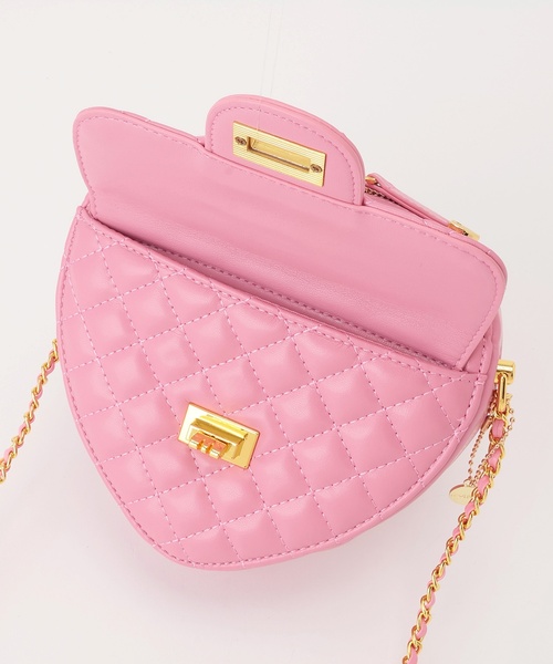 by LOVEiT（バイラビット）の「ハート型ショルダーバッグ（ショルダーバッグ・キッズ・ピンク/アイボリー/ブラック・F）」の15枚目の写真