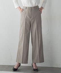 キラメキストレッチワイドパンツ≪洗濯機で洗える≫