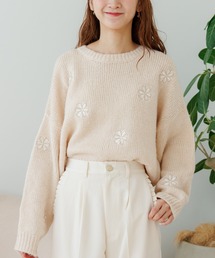 flower | ブルーミングフラッフィーニット(ニット/セーター)