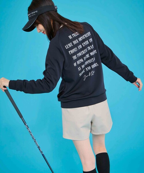 JUN&ROPE'（ジュンアンドロペ）の「ダンボールニットメッセージプルオーバー/UV・接触冷感（Tシャツ/カットソー・レディース・ピンク系その他2/グリーン系その他/ブラック・L/M/S）」の6枚目の写真