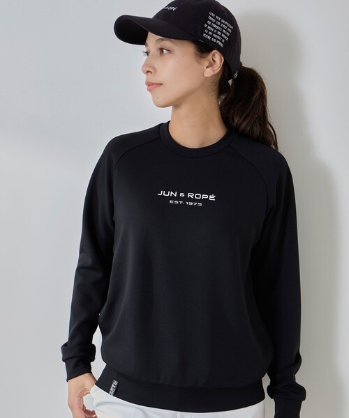 JUN&ROPE'（ジュンアンドロペ）の「ダンボールニットメッセージプルオーバー/UV・接触冷感（Tシャツ/カットソー・レディース・ピンク系その他2/グリーン系その他/ブラック・L/M/S）」の9枚目の写真