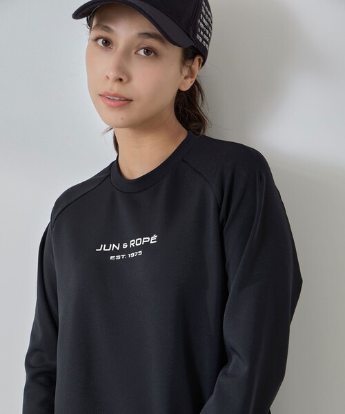 JUN&ROPE'（ジュンアンドロペ）の「ダンボールニットメッセージプルオーバー/UV・接触冷感（Tシャツ/カットソー・レディース・ピンク系その他2/グリーン系その他/ブラック・L/M/S）」の10枚目の写真