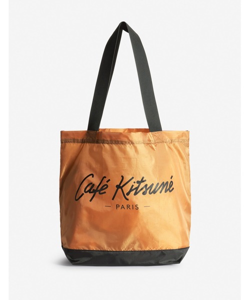 CAFE KITSUNE FOLDABLE RIPSTOP TOTE