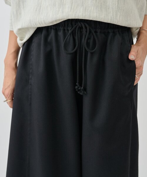 BEARDSLEY(ビアズリー)の「デニムライクウールバギーパンツ(その他パンツ・レディース・アイボリー/ブラック・FREE)」の21枚目の写真