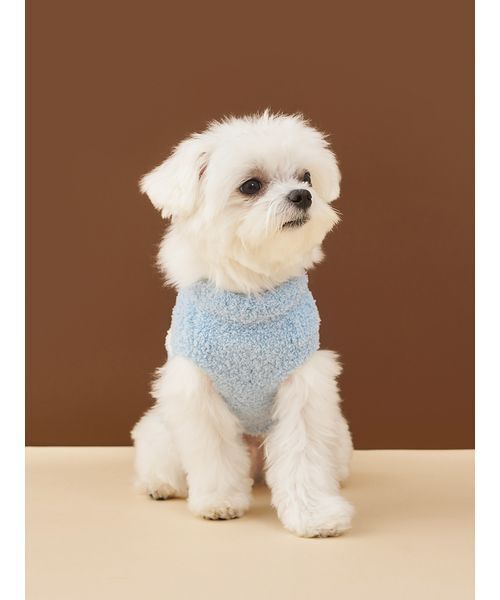 gelato pique(ジェラートピケ)の「【CAT&DOG】ベビモコチェリージャガードニット(ペットウェア・レディース・ブルー/グリーン・L/M/S)」の21枚目の写真