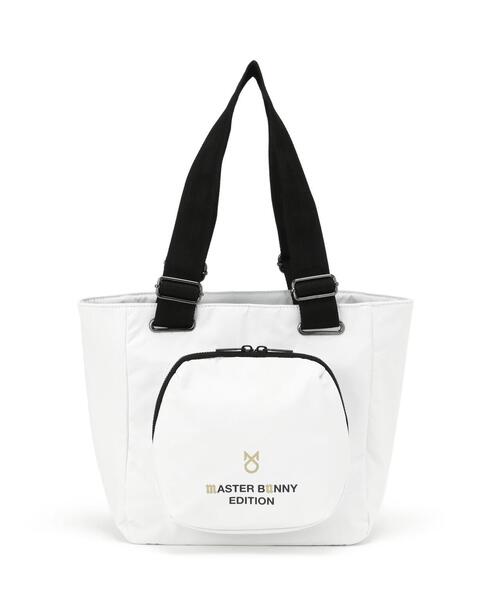 MASTER BUNNY EDITION(マスターバニーエディション)の「【MASTER BUNNY EDITION】【上田桃子プロコラボ】カートバッグ (UNISEX)(トートバッグ・レディース・ホワイト/ブラック/カーキ・FREE)」の2枚目の写真