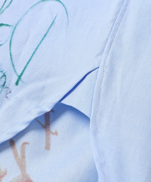 TAKAHIROMIYASHITATheSoloIst.（タカヒロミヤシタザソロイスト）の「pin hole round collar shirt.（シャツ/ブラウス・メンズ・ホワイト/サックスブルー・46/48）」の8枚目の写真