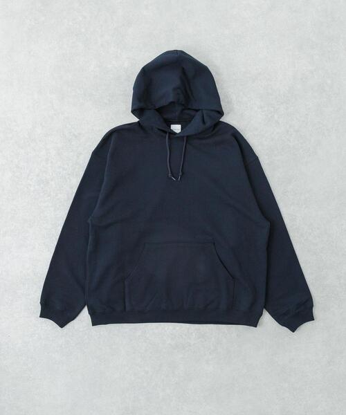 URBAN RESEARCH(アーバンリサーチ)の「Wide Dad Dad SWEAT PARKA(パーカー・メンズ・ネイビー/レッド・1/2)」の2枚目の写真