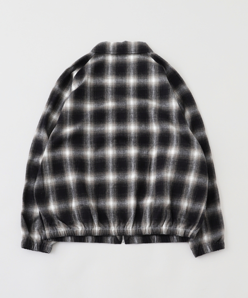 cabaret poval(キャバレーポバール)の「cabaret poval / キャバレーポバール OMBRE CHECK DZ SHIRT(ブルゾン・メンズ・ブラック・LARGE/MEDIUM)」の2枚目の写真