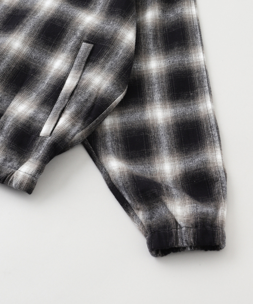 cabaret poval(キャバレーポバール)の「cabaret poval / キャバレーポバール OMBRE CHECK DZ SHIRT(ブルゾン・メンズ・ブラック・LARGE/MEDIUM)」の3枚目の写真