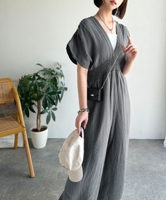 A17460 極美品 サイト 21AWpre オーバーオール 黒3 A17460 極美品 サイト 21AWpre オーバーオール 黒3