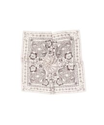 AAKAM | Skull Printed Scarf (Ivory)(バンダナ/スカーフ)