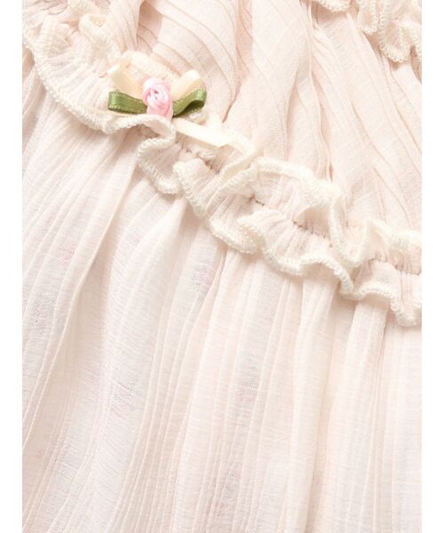 merry jenny(メリージェニー)の「シアーギャザーチュニック(チュニック・レディース・ブルー/オフホワイト/ベージュ・FREE)」の14枚目の写真