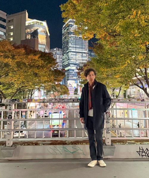 NOLLEY’S(ノーリーズ)の「《ビジカジ対応》尾州ビーバースタンドカラーコート 25AW(その他アウター・メンズ・ブラック/グレー/ダークネイビー・S/M/L/XL)」の8枚目の写真