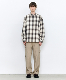 ブロークンツイルワークパンツ ベージュ