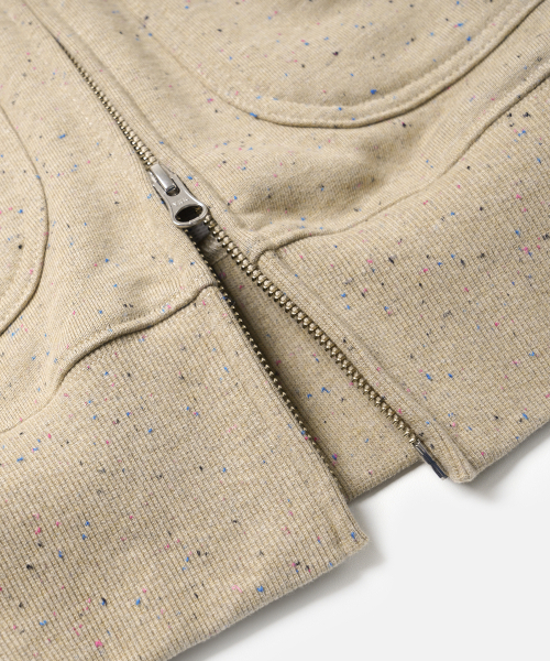 FRIZMWORKS（フリズムワークス）の「OG BOCACI HEAVYWEIGHT HOOD ZIP UP PARKA _ BEIGE（パーカー・メンズ・その他・SMALL/MEDIUM/LARGE/X-LARGE）」の5枚目の写真