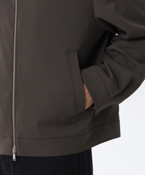 MUSINSA STANDARD（ムシンサスタンダード）の「リラックスドミニマルジャケット[ブラウン]（ブルゾン・メンズ・その他・MEDIUM/LARGE/X-LARGE/XX-LARGE）」の3枚目の写真