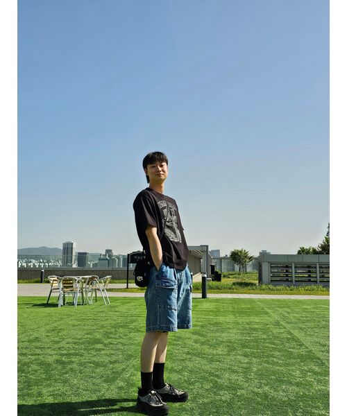 NOMANUAL（NOMANUAL）の「S.P T-SHIRT - BLACK（Tシャツ/カットソー・レディース・その他・LARGE/X-LARGE/SMALL/MEDIUM）」の15枚目の写真