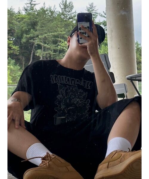 NOMANUAL（NOMANUAL）の「S.P T-SHIRT - BLACK（Tシャツ/カットソー・レディース・その他・LARGE/X-LARGE/SMALL/MEDIUM）」の16枚目の写真
