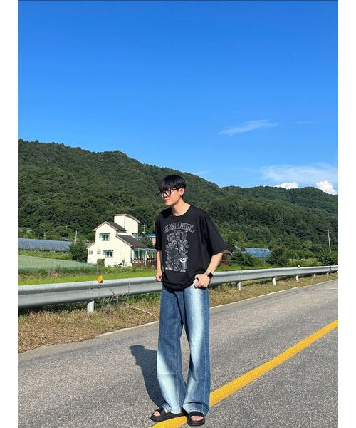 NOMANUAL（NOMANUAL）の「S.P T-SHIRT - BLACK（Tシャツ/カットソー・レディース・その他・LARGE/X-LARGE/SMALL/MEDIUM）」の18枚目の写真