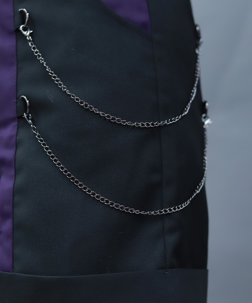 NIBBLE POISON（ニブルポイズン）の「刺繍バイカラーショートパンツ（その他パンツ・レディース・パープル/ネイビー/ワイン・MEDIUM）」の11枚目の写真