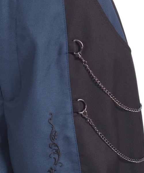 NIBBLE POISON（ニブルポイズン）の「刺繍バイカラーショートパンツ（その他パンツ・レディース・パープル/ネイビー/ワイン・MEDIUM）」の20枚目の写真