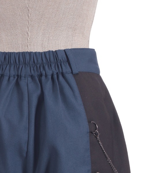 NIBBLE POISON（ニブルポイズン）の「刺繍バイカラーショートパンツ（その他パンツ・レディース・パープル/ネイビー/ワイン・MEDIUM）」の21枚目の写真