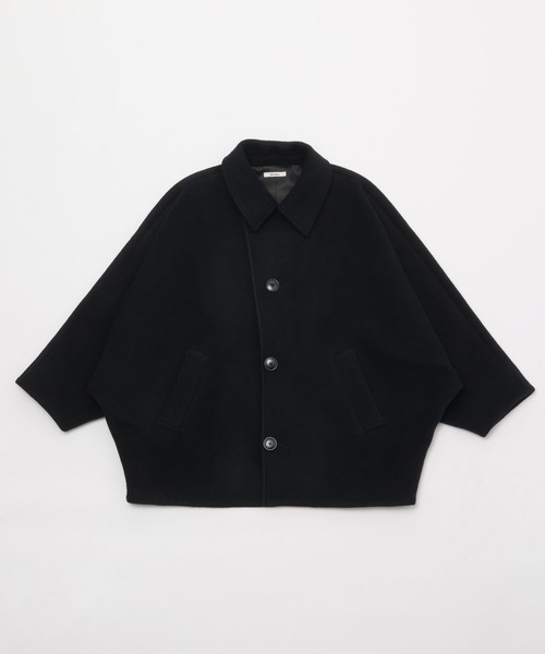 niko and… ライトモッサドルマンジャケットコート　ブラック ライトモッサドルマンジャケットコート（ブルゾン）｜niko and